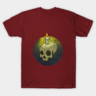 Skull with Candle T-Shirt